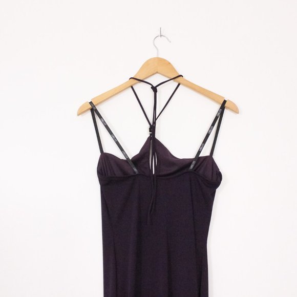 *Lori Ann Montreal Purple Strapless Formal Maxi Dress - Picture 8 of 9